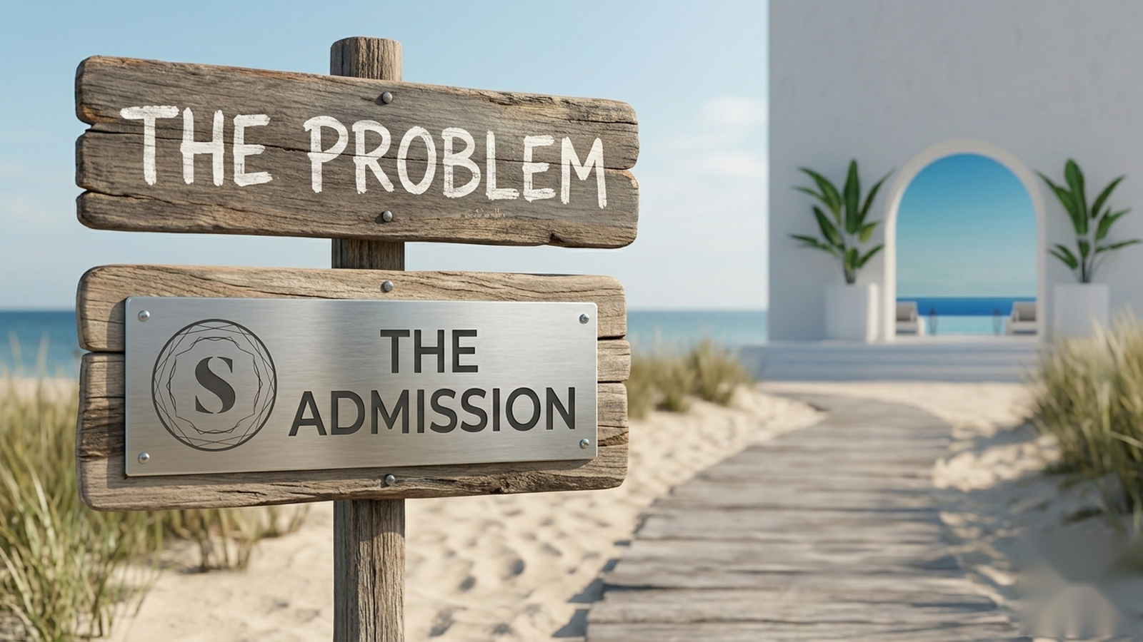 People buy when they admit the problem