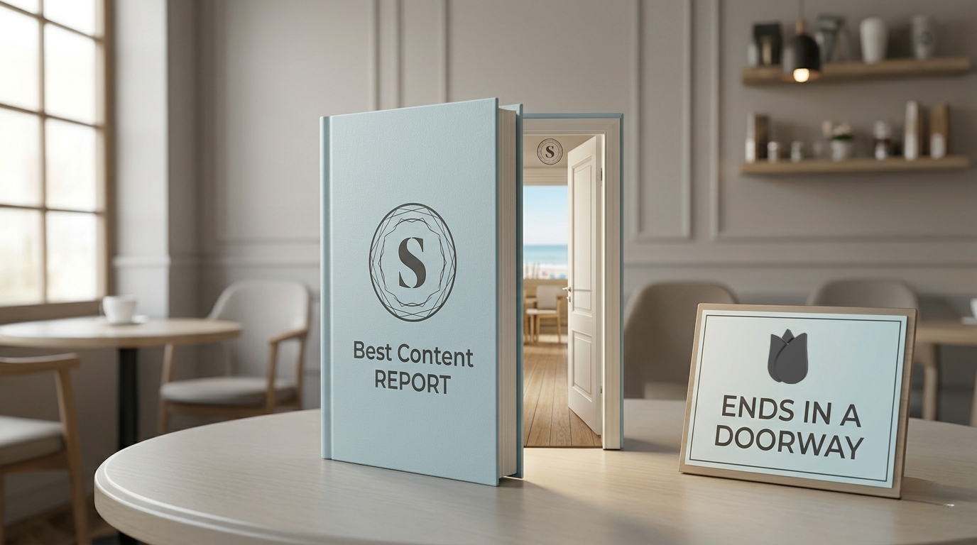 Your best content should end in a doorway not applause